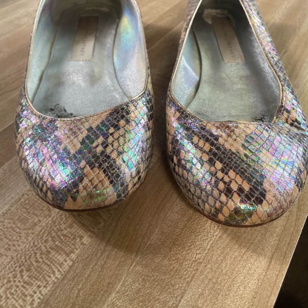 Stella McCartney Iridescent Snakeskin Women's Shoes